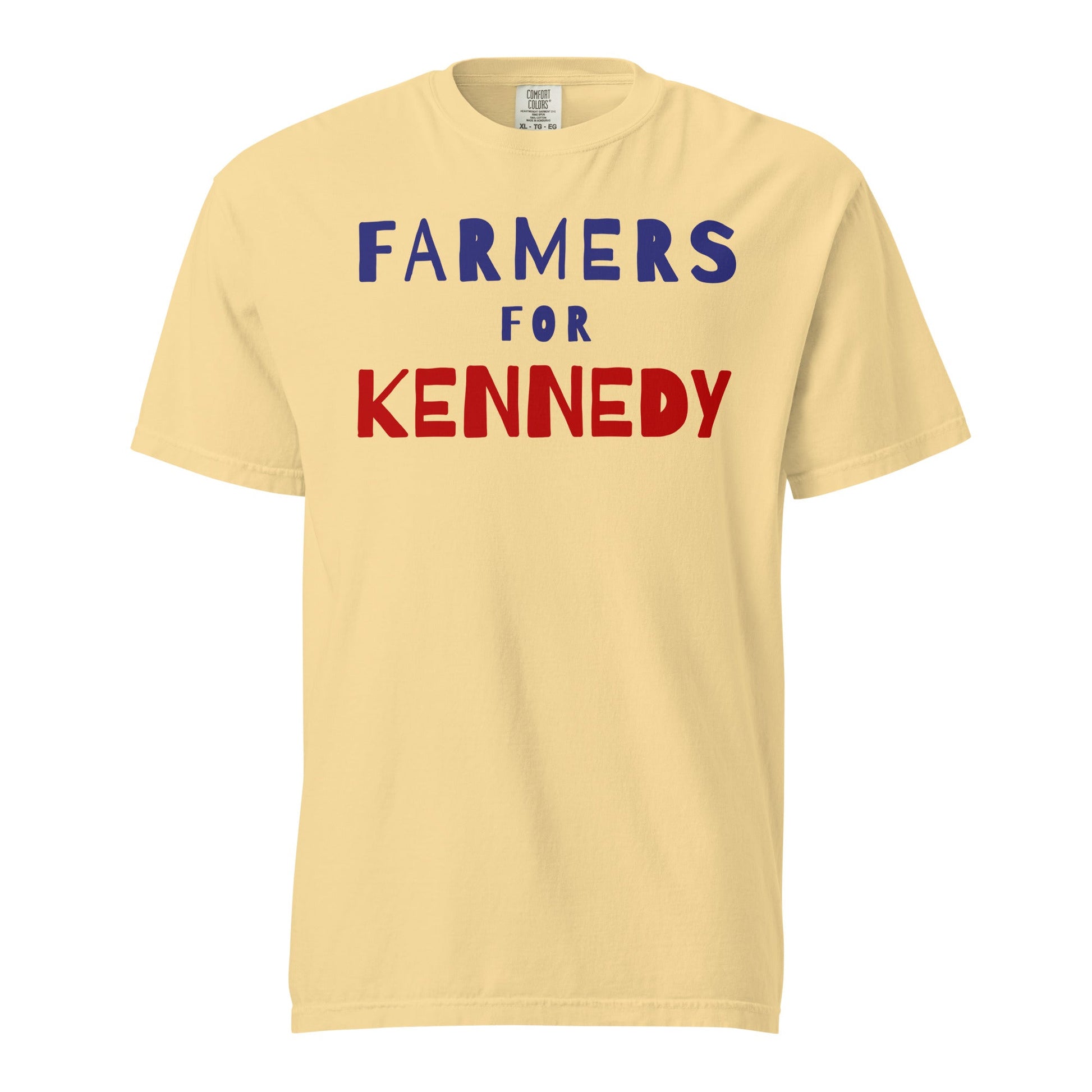 Farmers for Kennedy Unisex Heavyweight Tee - TEAM KENNEDY. All rights reserved