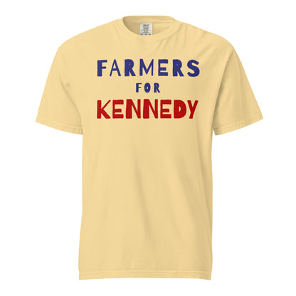 Farmers for Kennedy Unisex Heavyweight Tee - TEAM KENNEDY. All rights reserved