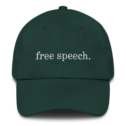 Free Speech Embroidered Dad Hat - Team Kennedy Official Merchandise