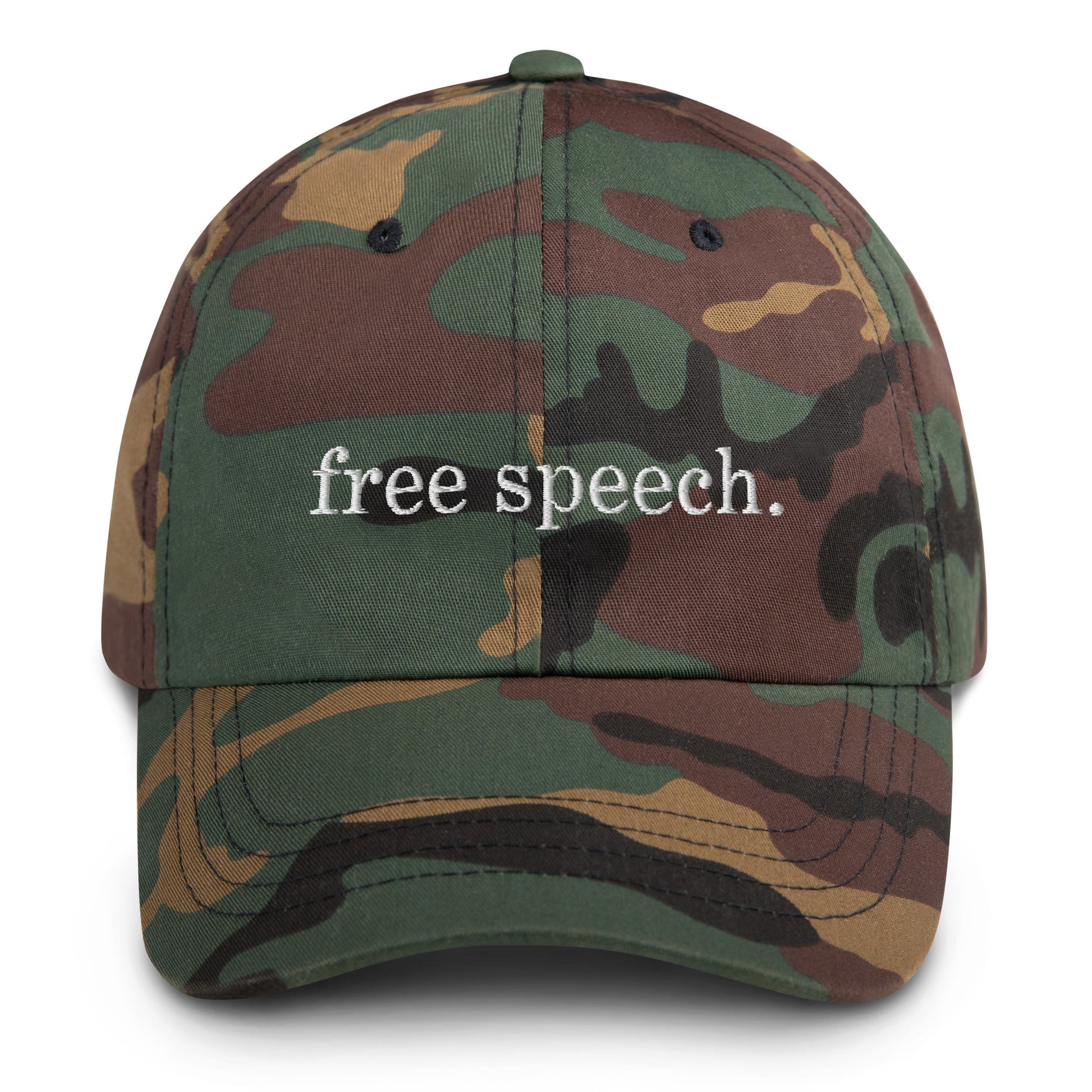 Free Speech Embroidered Dad Hat - Team Kennedy Official Merchandise