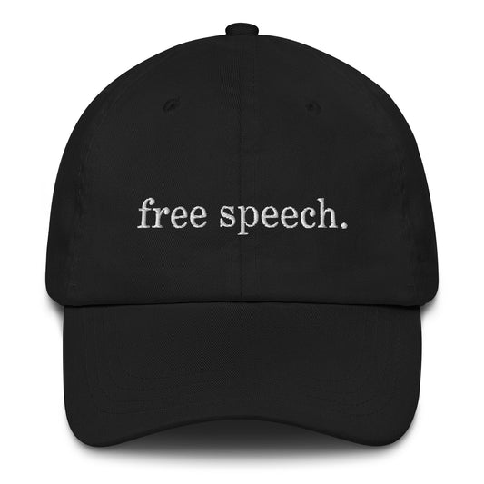 Free Speech Embroidered Dad Hat - Team Kennedy Official Merchandise