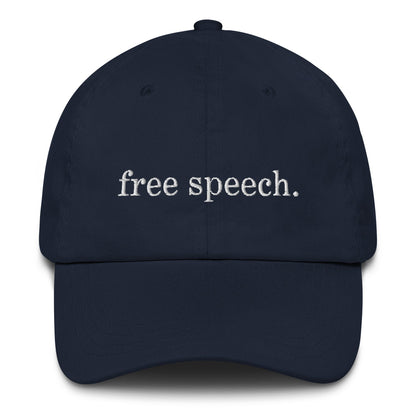 Free Speech Embroidered Dad Hat - Team Kennedy Official Merchandise