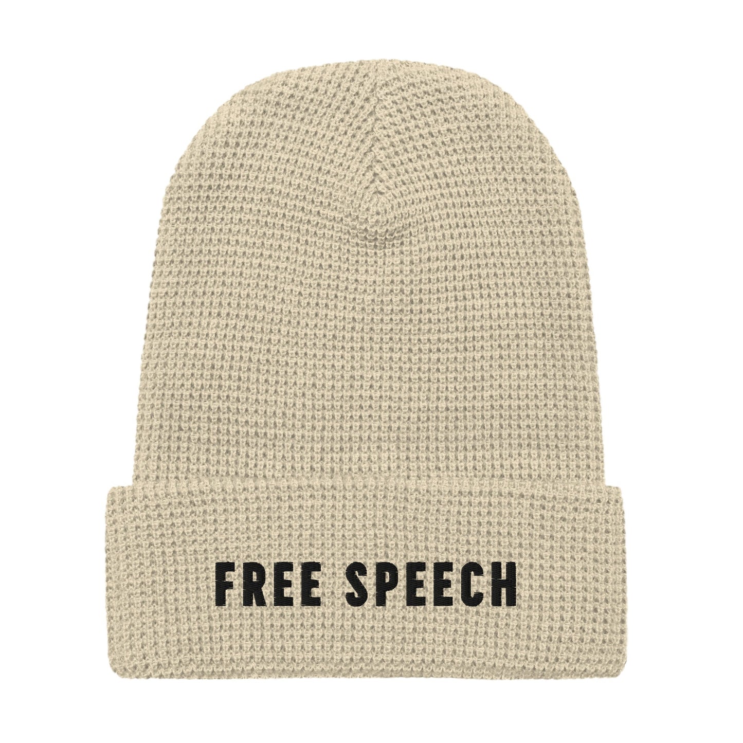 Free Speech Embroidered Waffle Beanie - Team Kennedy Official Merchandise