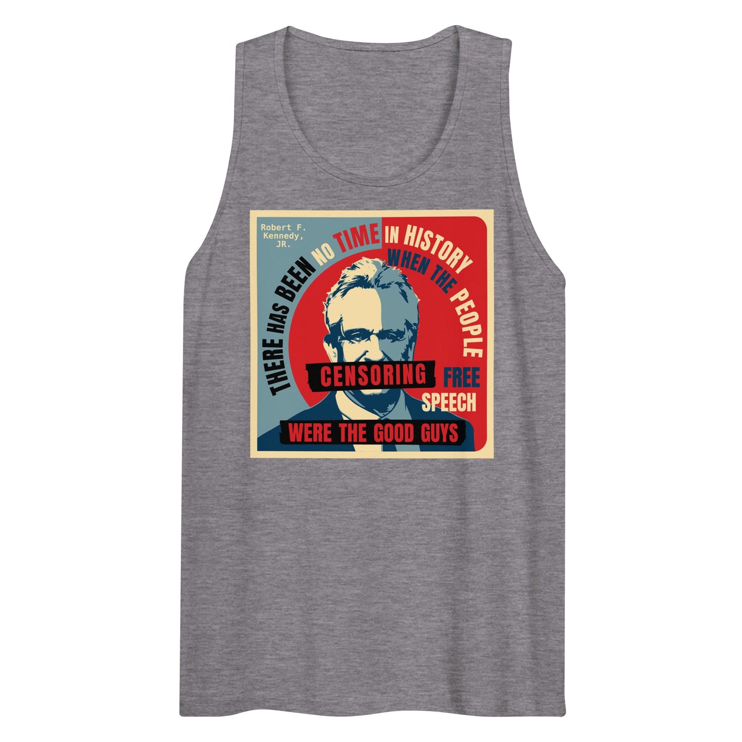 Free Speech Kennedy Men’s Tank Top - TEAM KENNEDY. All rights reserved