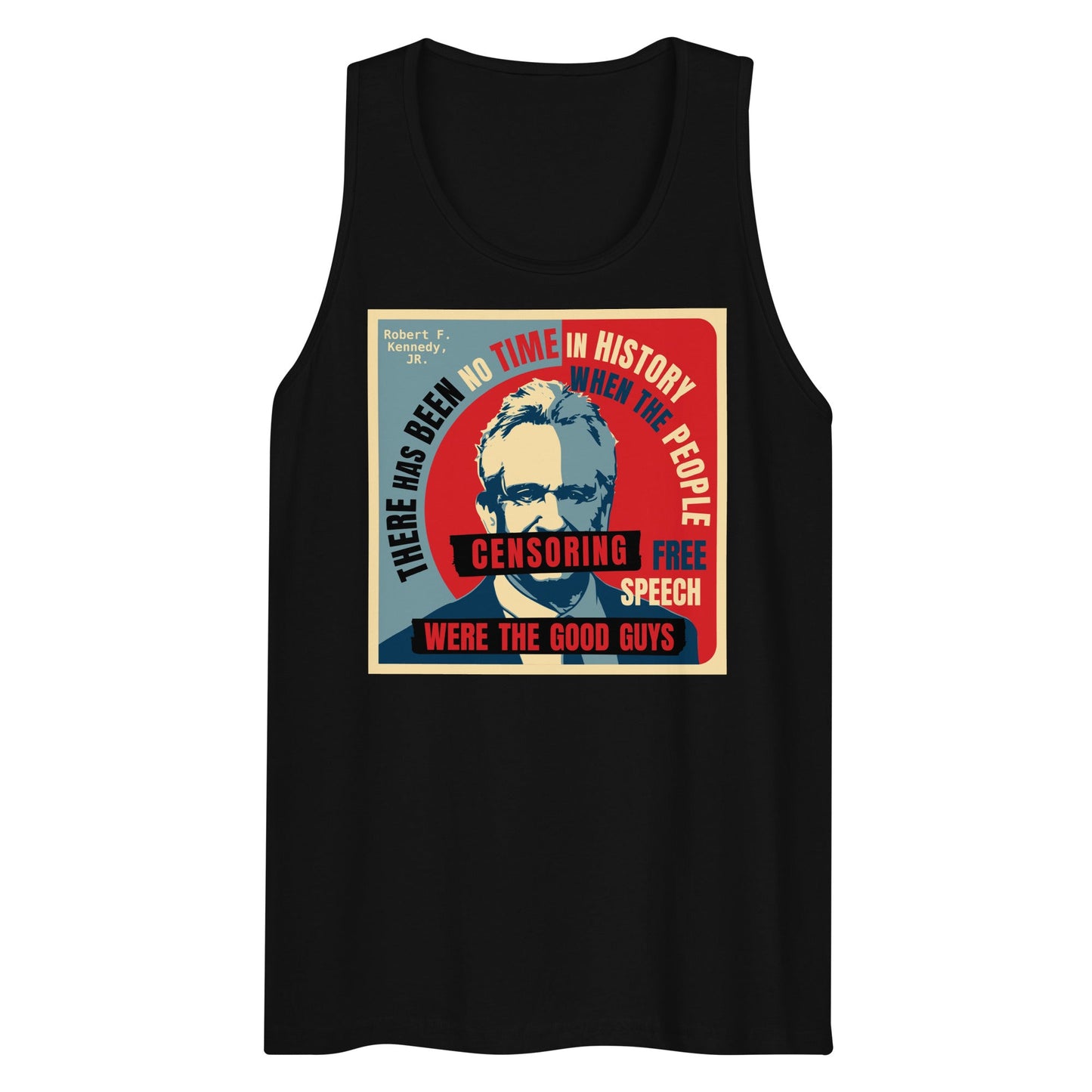 Free Speech Kennedy Men’s Tank Top - TEAM KENNEDY. All rights reserved