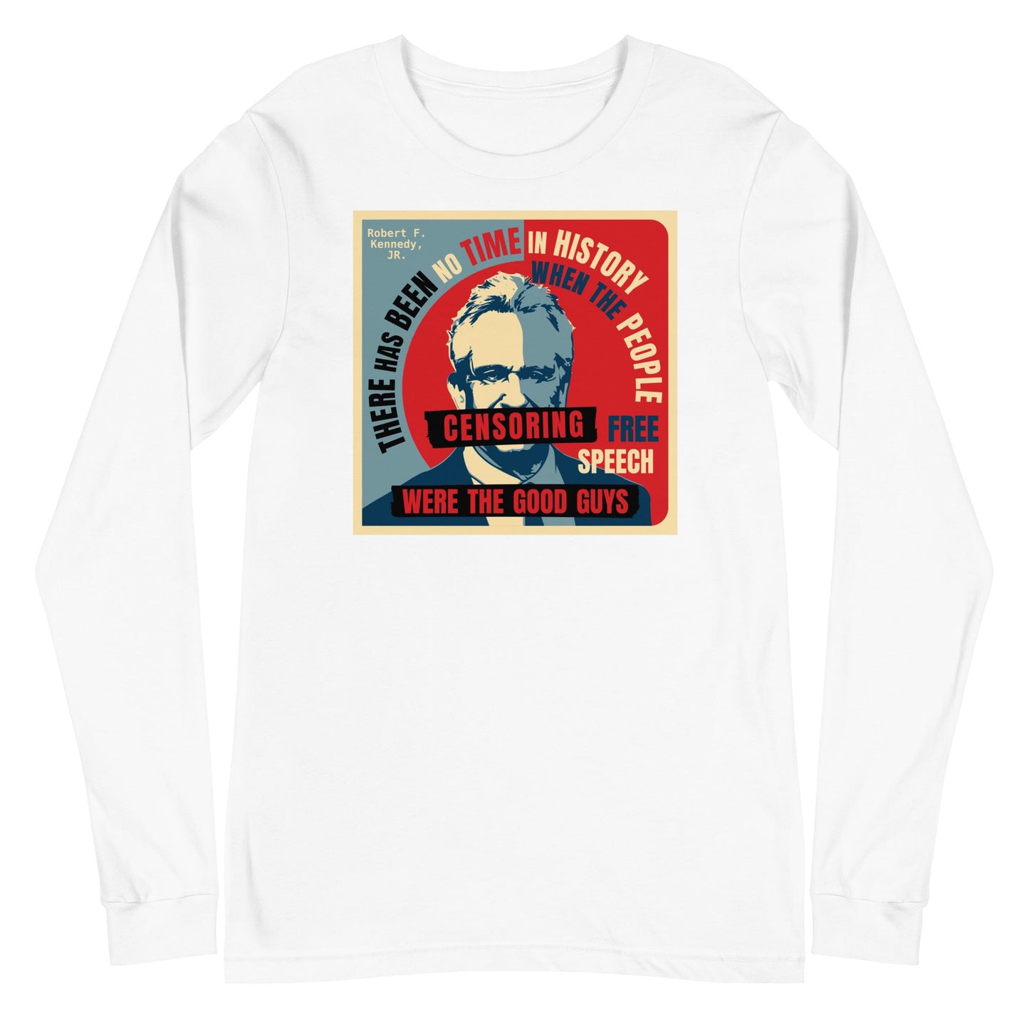 Free Speech Kennedy Unisex Long Sleeve Tee - TEAM KENNEDY. All rights reserved