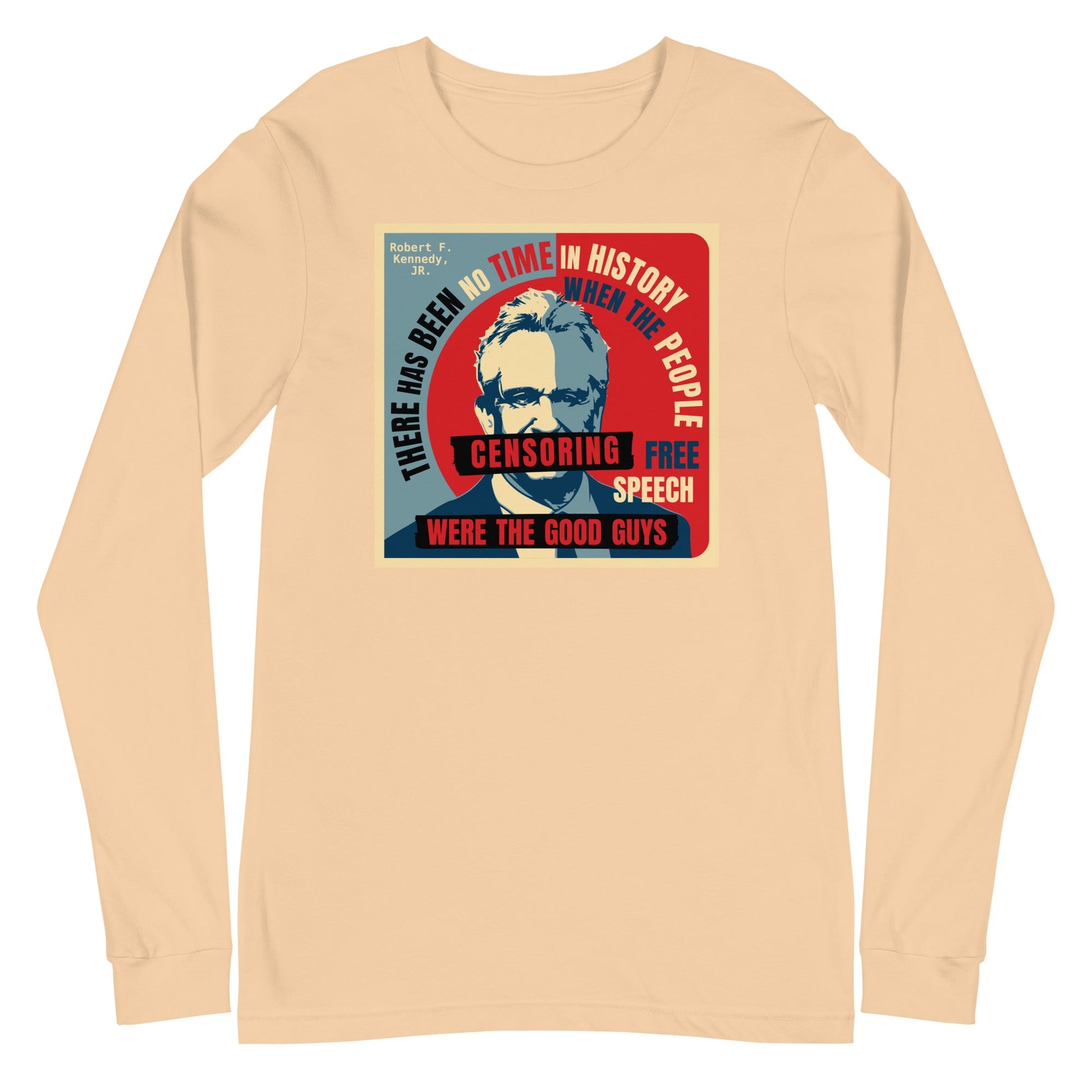 Free Speech Kennedy Unisex Long Sleeve Tee - TEAM KENNEDY. All rights reserved