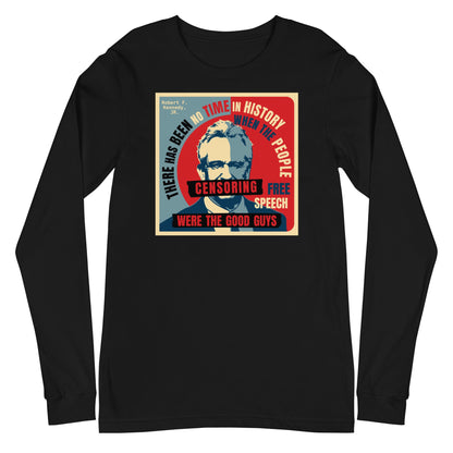 Free Speech Kennedy Unisex Long Sleeve Tee - TEAM KENNEDY. All rights reserved