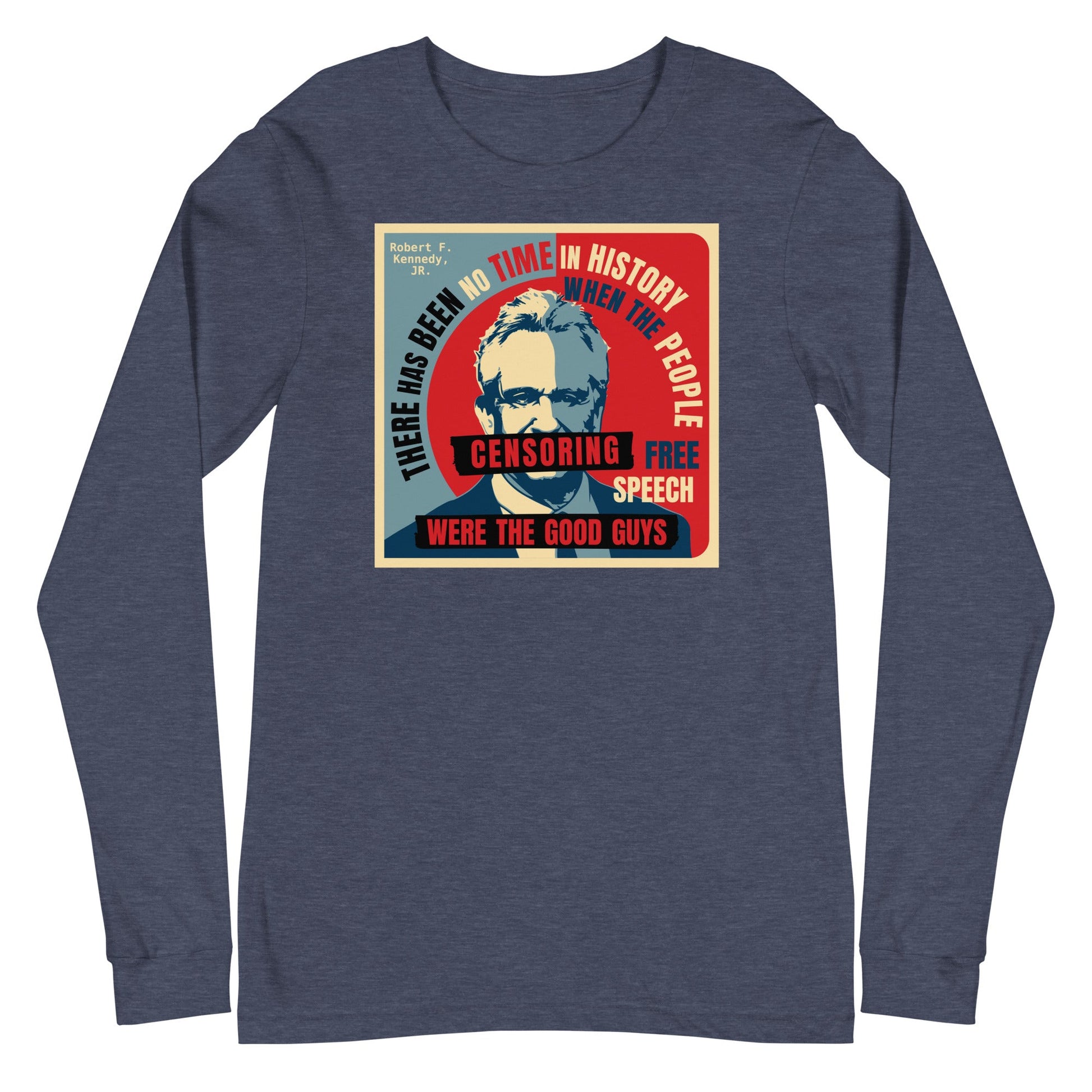 Free Speech Kennedy Unisex Long Sleeve Tee - TEAM KENNEDY. All rights reserved