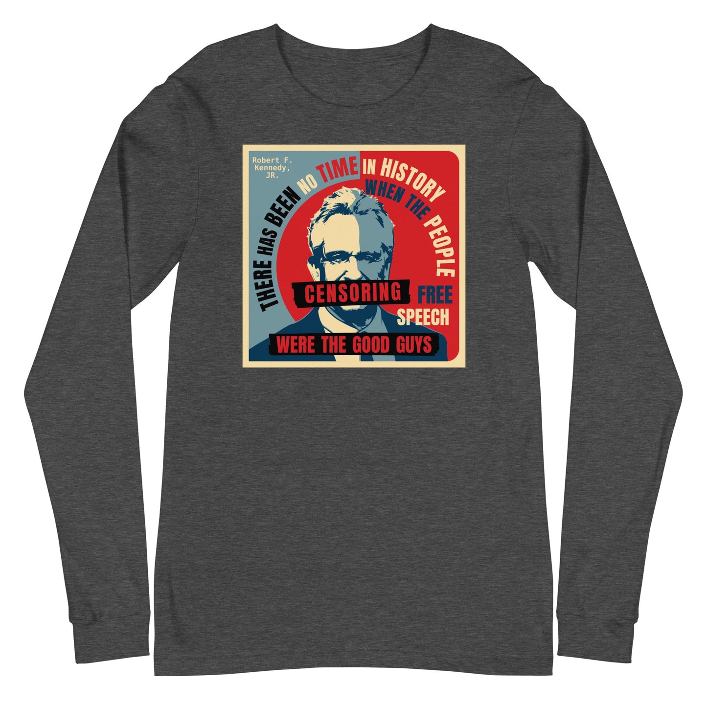 Free Speech Kennedy Unisex Long Sleeve Tee - TEAM KENNEDY. All rights reserved