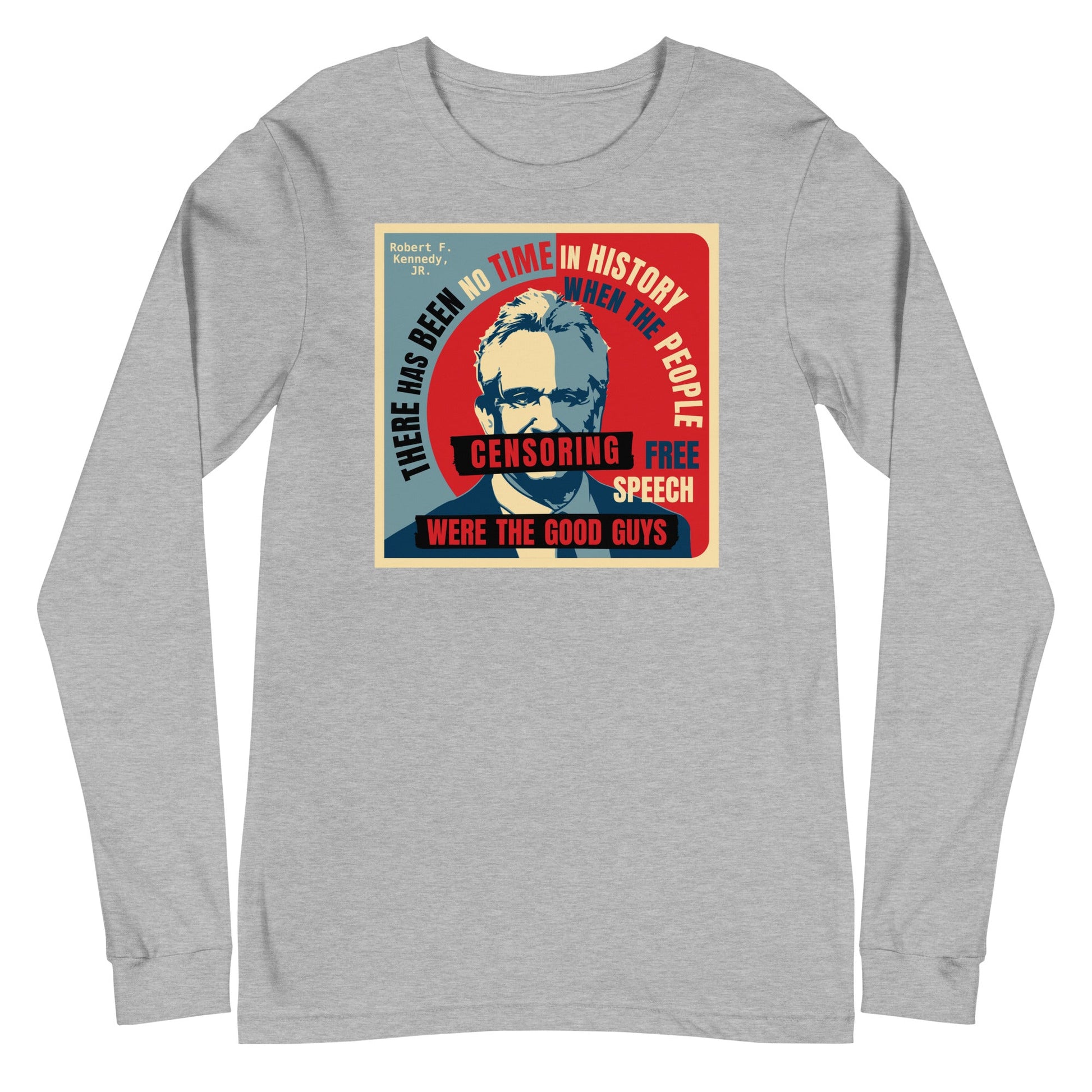 Free Speech Kennedy Unisex Long Sleeve Tee - TEAM KENNEDY. All rights reserved