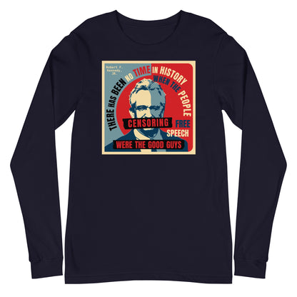 Free Speech Kennedy Unisex Long Sleeve Tee - TEAM KENNEDY. All rights reserved