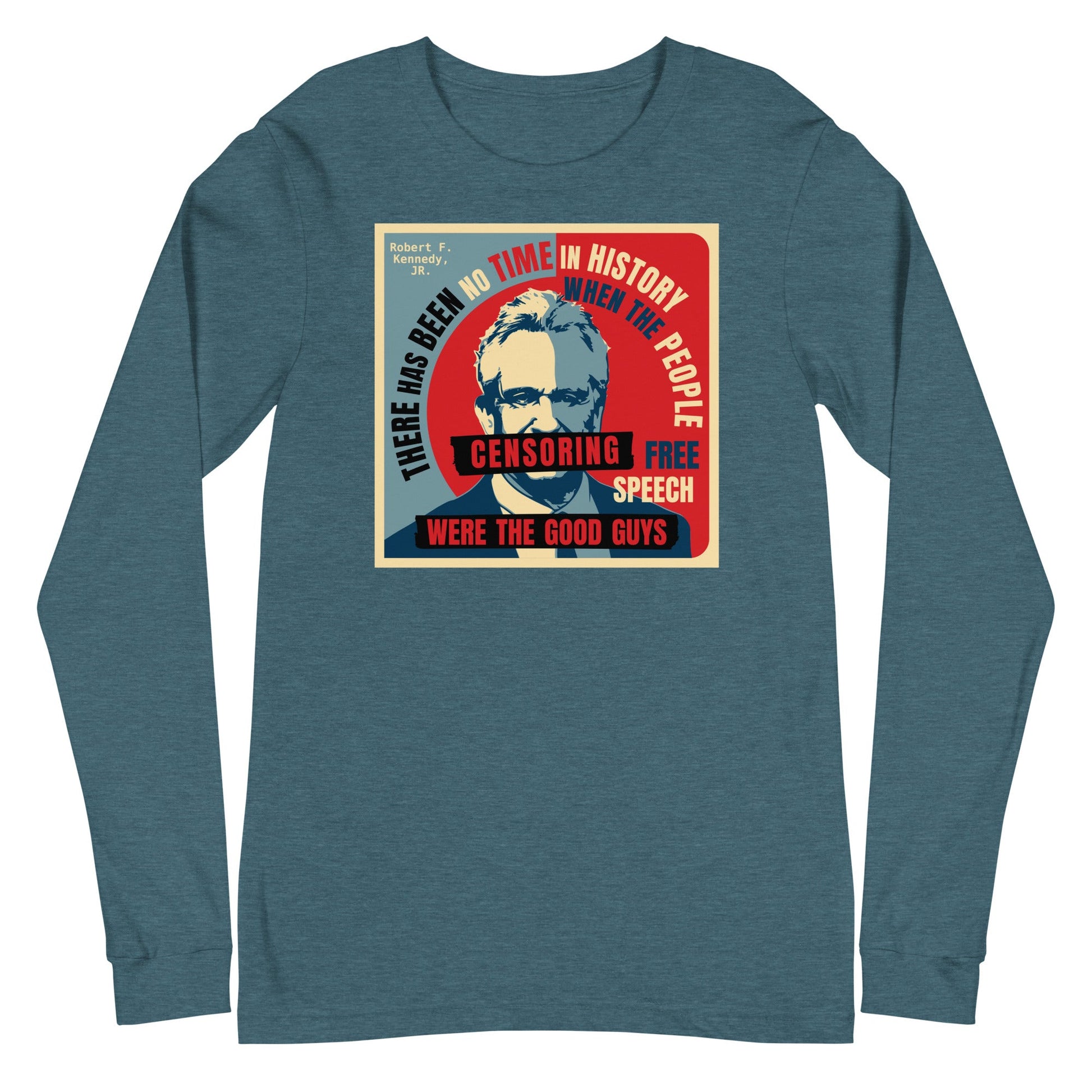 Free Speech Kennedy Unisex Long Sleeve Tee - TEAM KENNEDY. All rights reserved