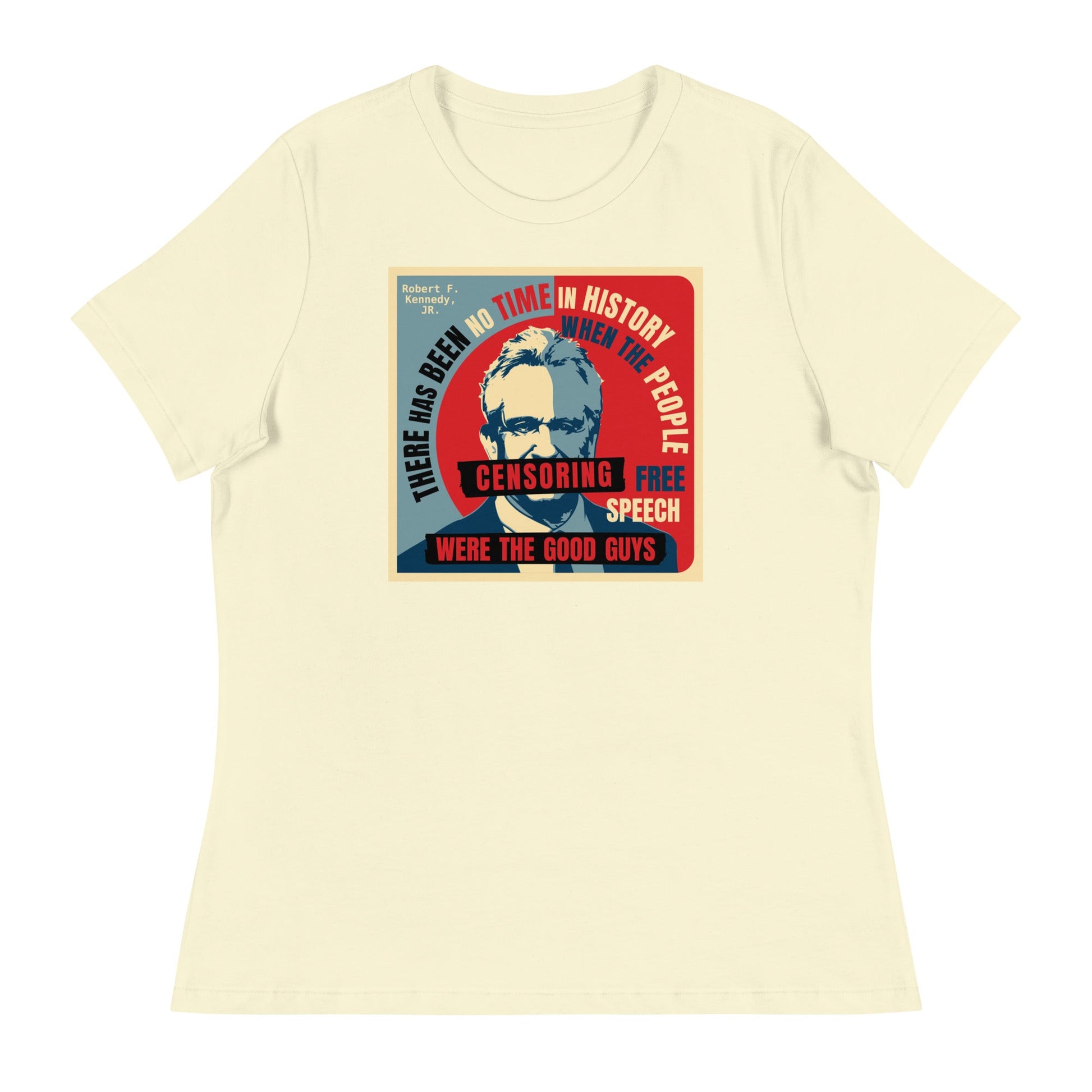 Free Speech Kennedy Women's Relaxed Tee - TEAM KENNEDY. All rights reserved