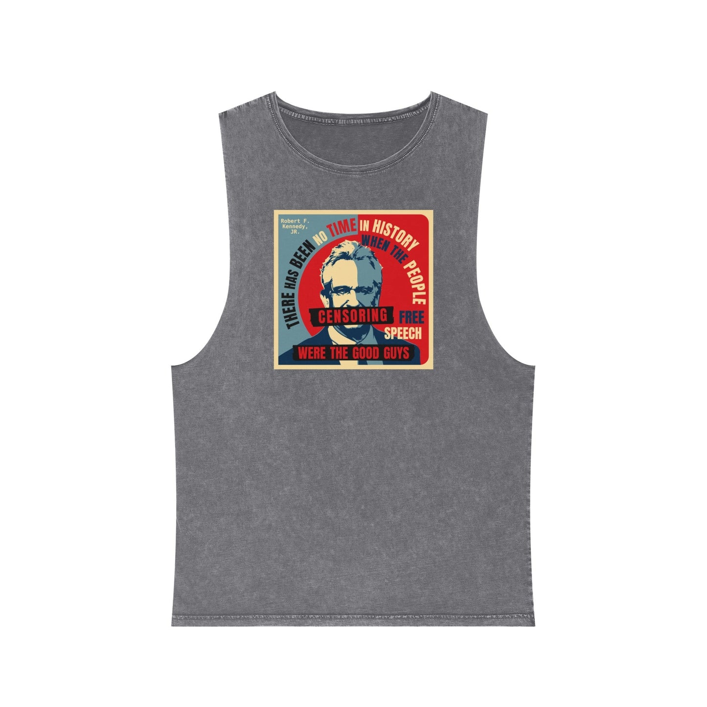 Free Speech Unisex Stonewash Tank Top - Team Kennedy Official Merchandise