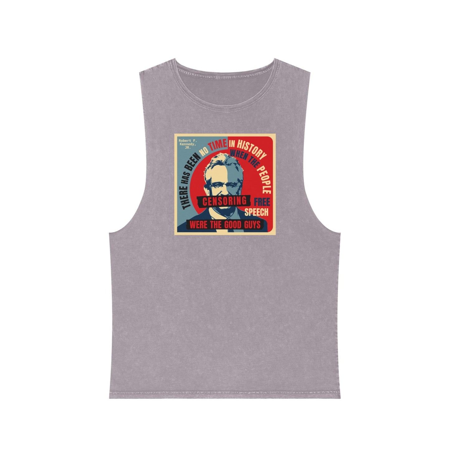 Free Speech Unisex Stonewash Tank Top - Team Kennedy Official Merchandise