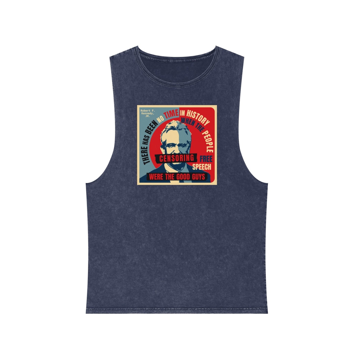 Free Speech Unisex Stonewash Tank Top - Team Kennedy Official Merchandise