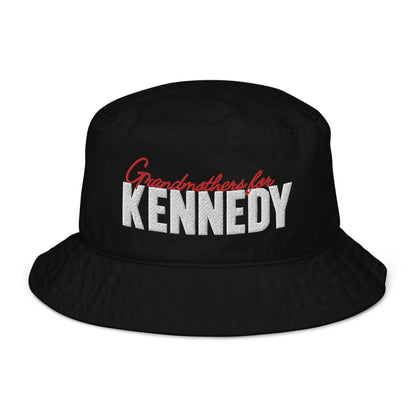 Grandmothers for Kennedy Embroidered Organic Bucket Hat - TEAM KENNEDY. All rights reserved