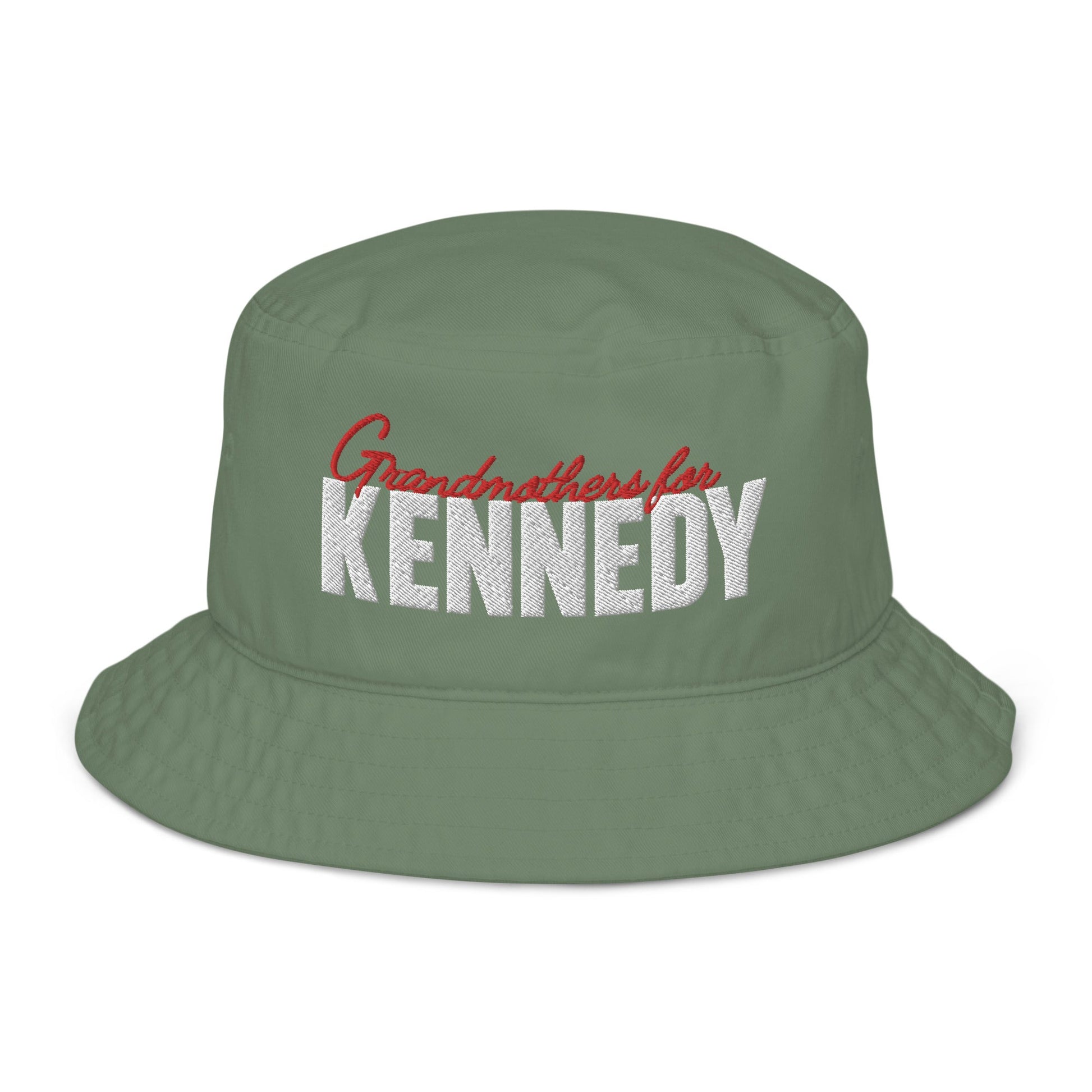 Grandmothers for Kennedy Embroidered Organic Bucket Hat - TEAM KENNEDY. All rights reserved