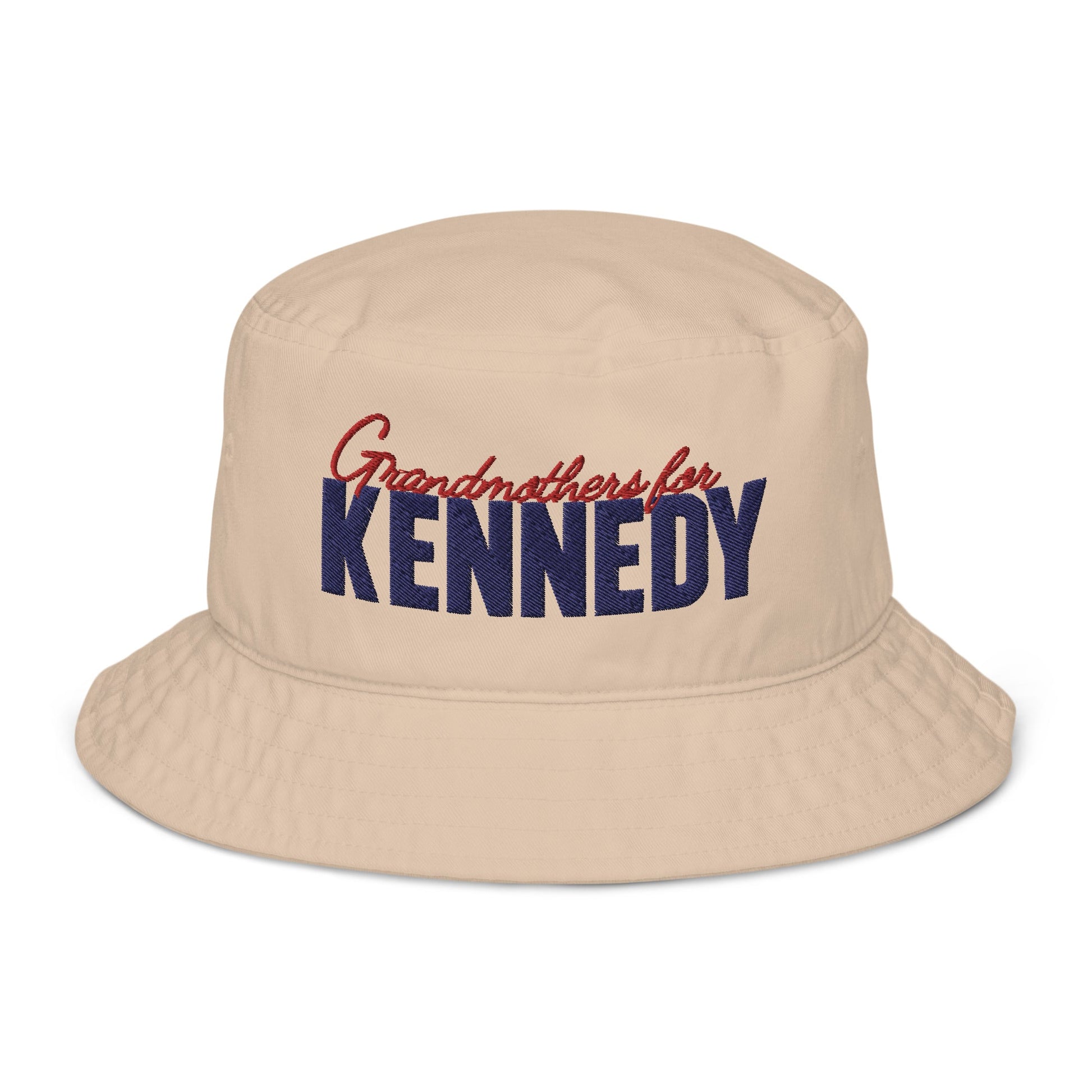 Grandmothers for Kennedy Embroidered Organic Bucket Hat - TEAM KENNEDY. All rights reserved