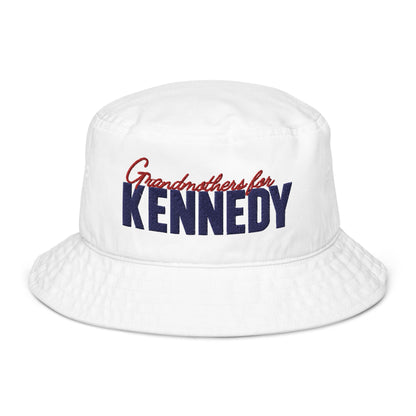 Grandmothers for Kennedy Embroidered Organic Bucket Hat - TEAM KENNEDY. All rights reserved