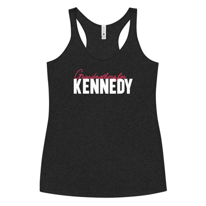 Grandmothers for Kennedy Women's Racerback Tank - TEAM KENNEDY. All rights reserved