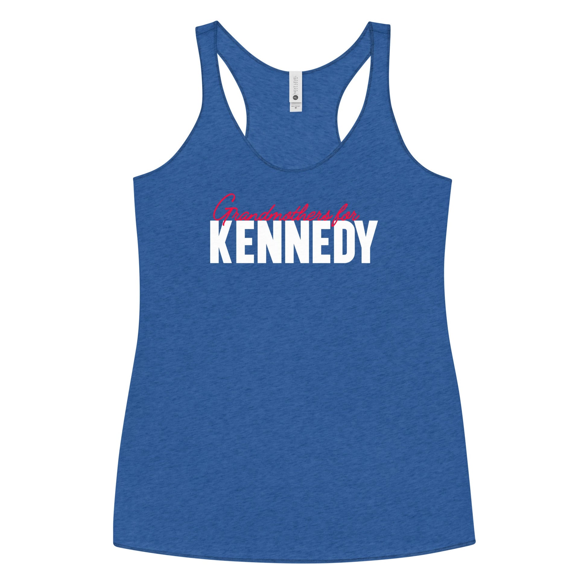 Grandmothers for Kennedy Women's Racerback Tank - TEAM KENNEDY. All rights reserved