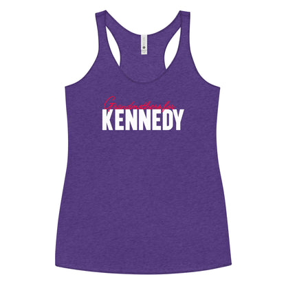 Grandmothers for Kennedy Women's Racerback Tank - TEAM KENNEDY. All rights reserved