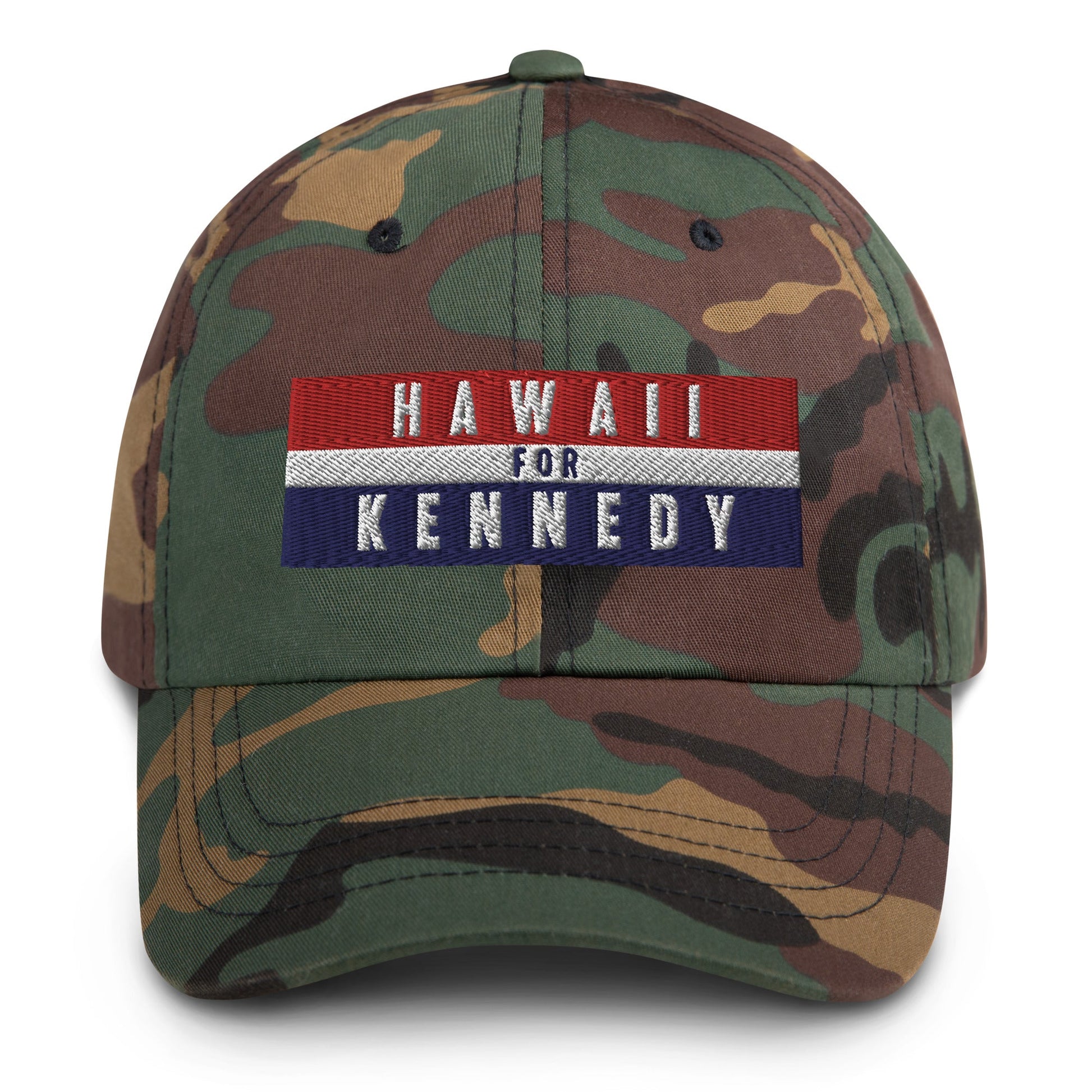 Hawaii for Kennedy Embroidered Dad Hat - TEAM KENNEDY. All rights reserved