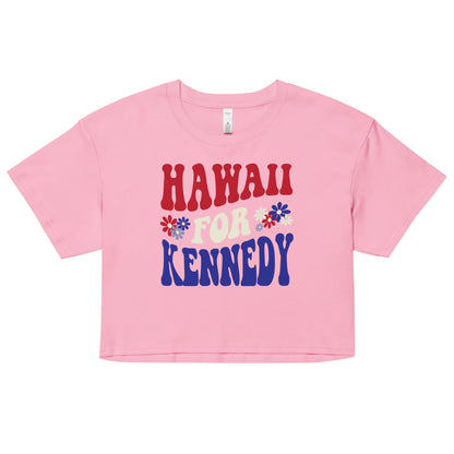 Hawaii for Kennedy Groovy Women’s Crop Top - Team Kennedy Official Merchandise