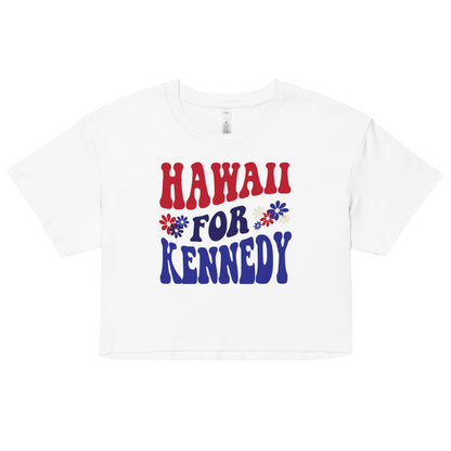 Hawaii for Kennedy Groovy Women’s Crop Top - Team Kennedy Official Merchandise