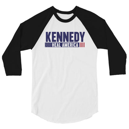 Heal America 3/4 Sleeve Raglan Shirt - Team Kennedy Official Merchandise