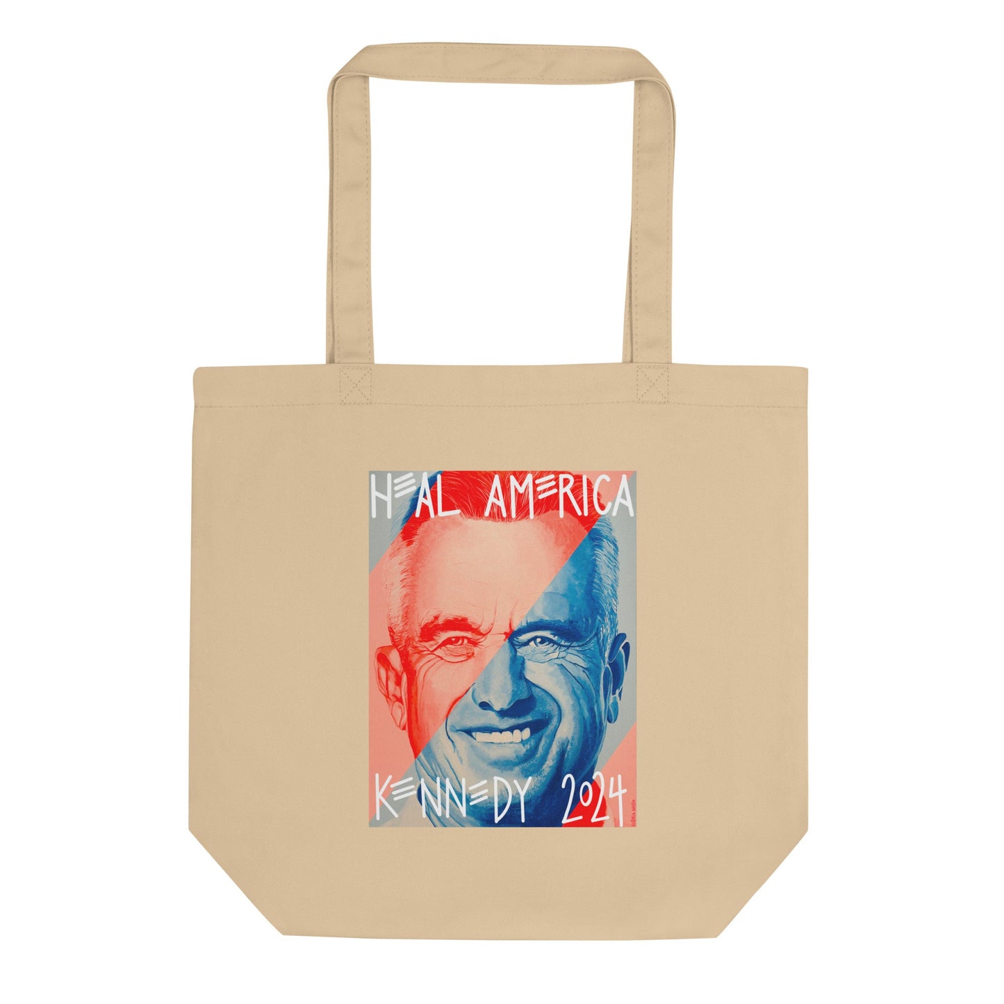 Heal America by Victoria White Organic Tote Bag - Team Kennedy Official Merchandise