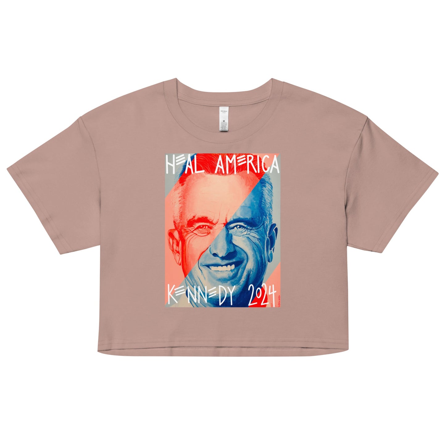 Heal America by Victoria White Women’s Crop Top - Team Kennedy Official Merchandise