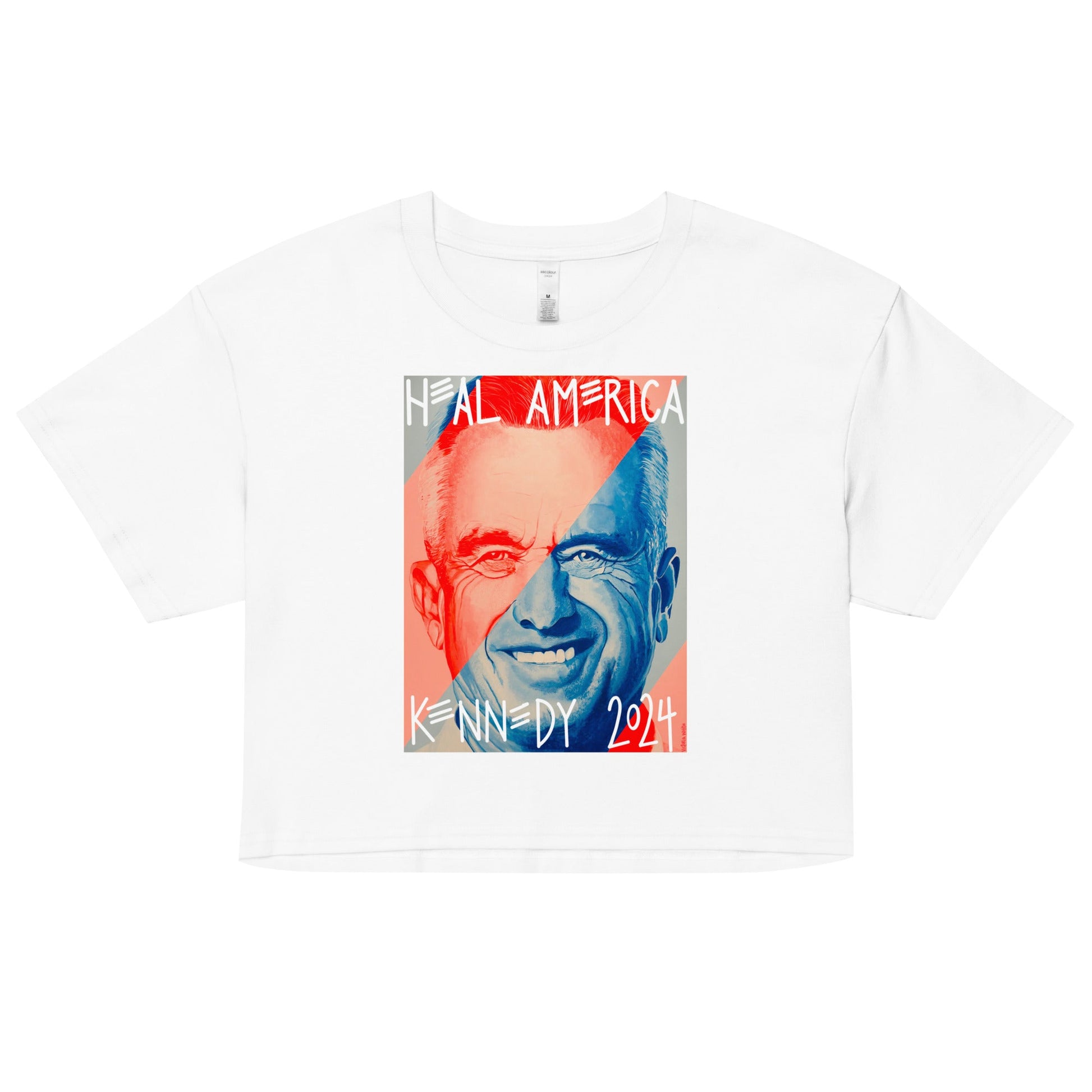 Heal America by Victoria White Women’s Crop Top - Team Kennedy Official Merchandise