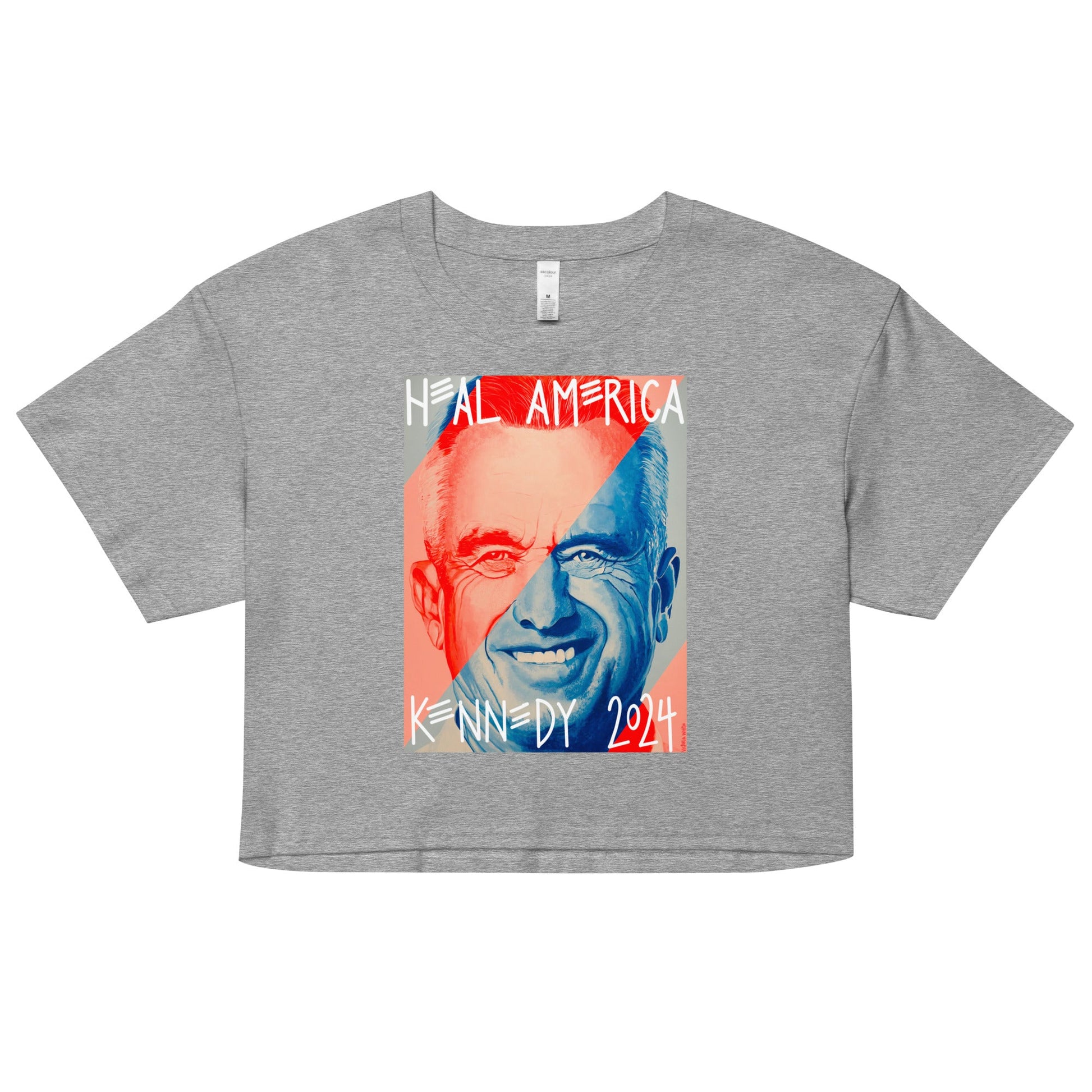 Heal America by Victoria White Women’s Crop Top - Team Kennedy Official Merchandise