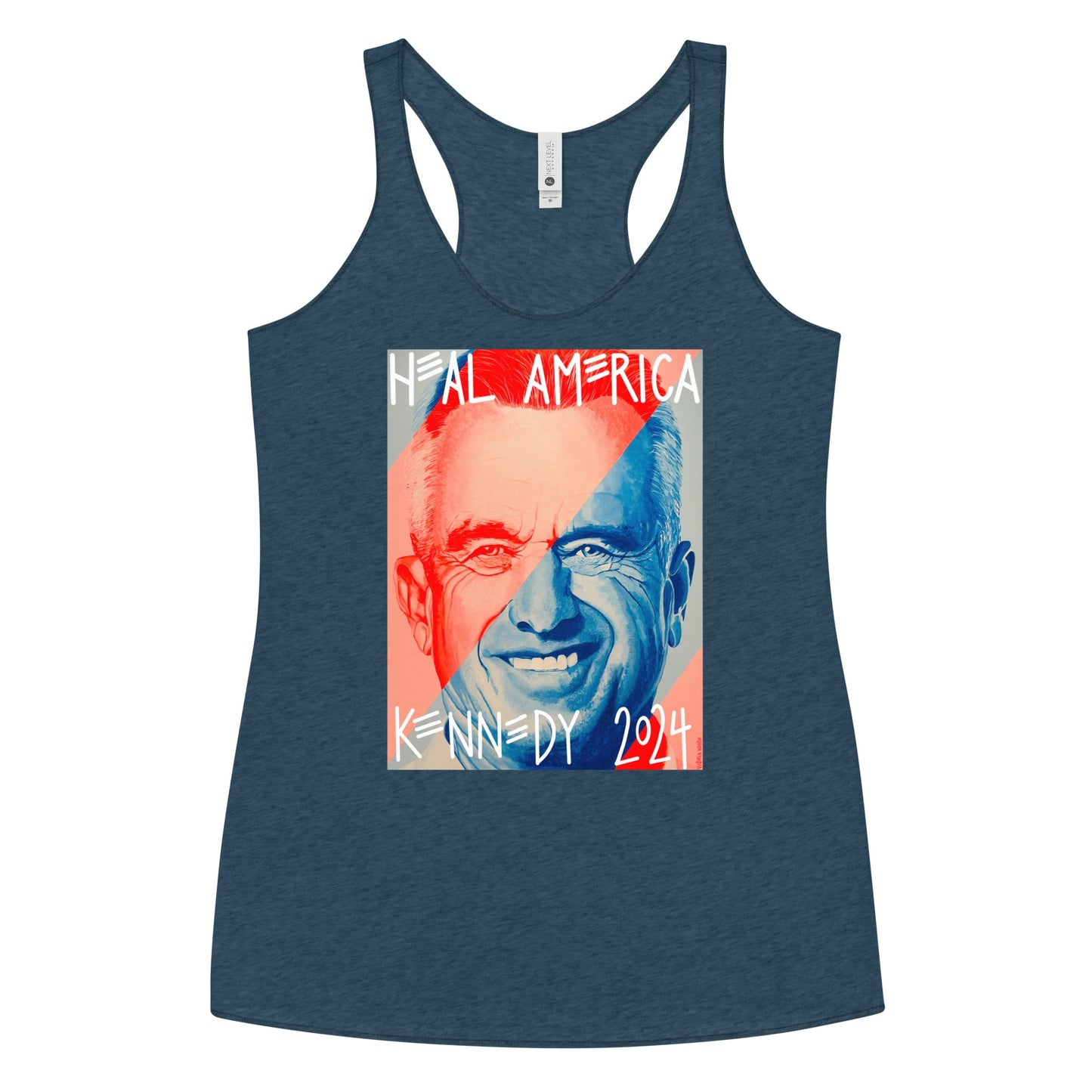 Heal America by Victoria White Women's Racerback Tank - Team Kennedy Official Merchandise