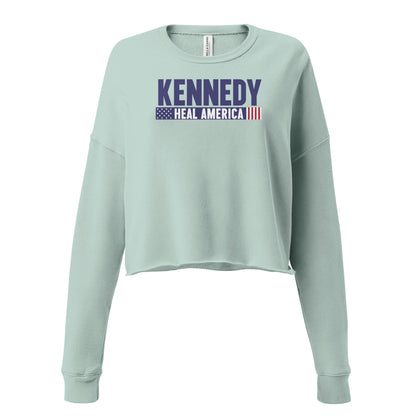 Heal America Crop Sweatshirt - Team Kennedy Official Merchandise