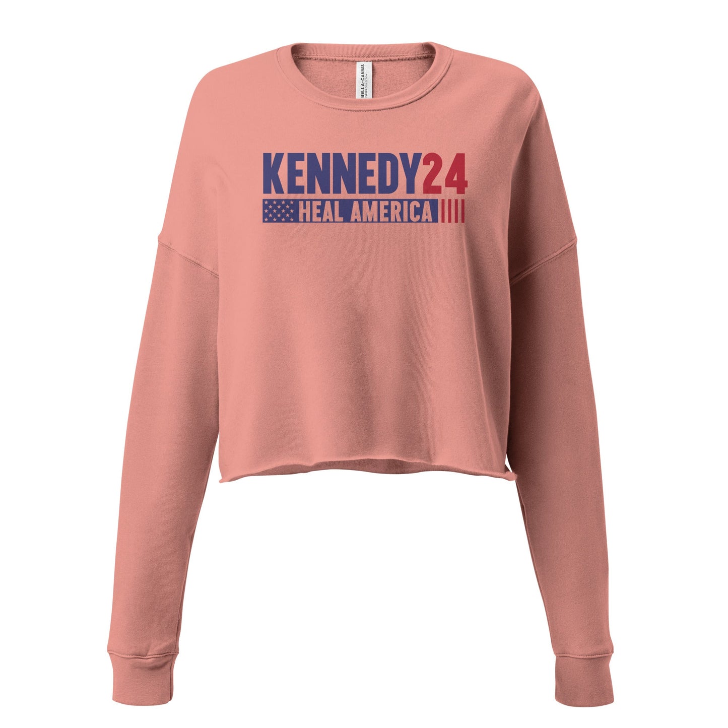 Heal America Crop Sweatshirt - TEAM KENNEDY. All rights reserved