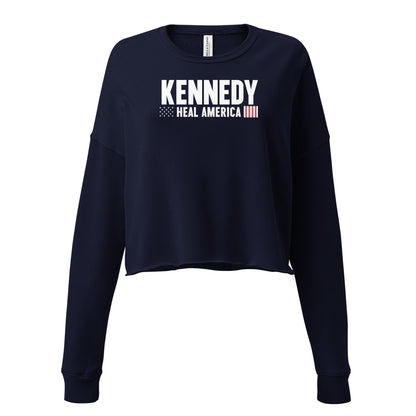 Heal America Crop Sweatshirt - Team Kennedy Official Merchandise