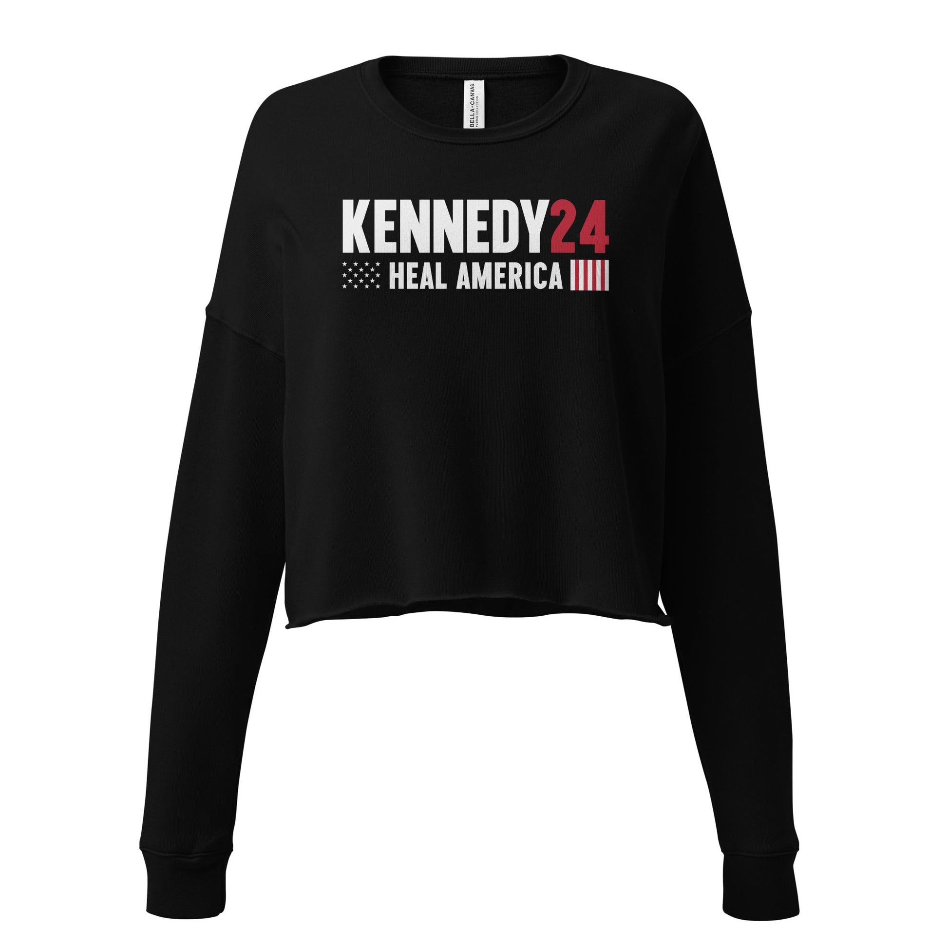 Heal America Crop Sweatshirt - TEAM KENNEDY. All rights reserved