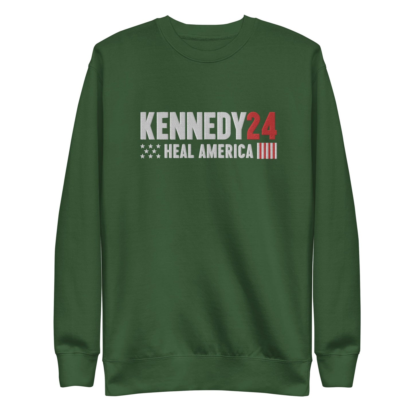 Heal America Embroidered Unisex Sweatshirt - TEAM KENNEDY. All rights reserved