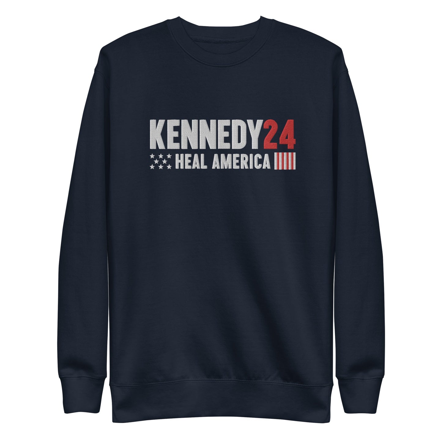 Heal America Embroidered Unisex Sweatshirt - TEAM KENNEDY. All rights reserved