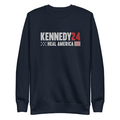 Heal America Embroidered Unisex Sweatshirt - TEAM KENNEDY. All rights reserved