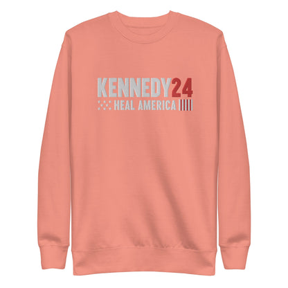 Heal America Embroidered Unisex Sweatshirt - TEAM KENNEDY. All rights reserved