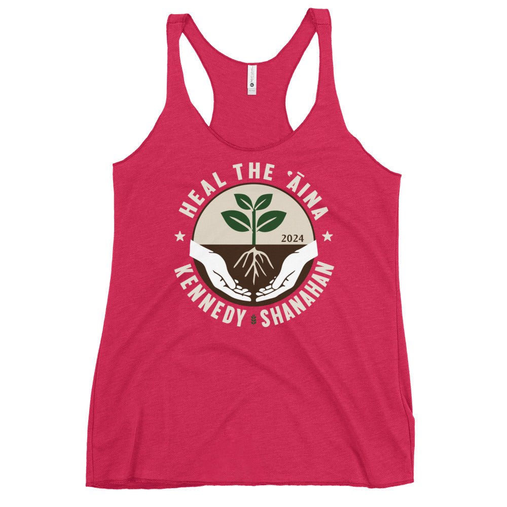 Heal the 'Āina Women's Racerback Tank - Team Kennedy Official Merchandise