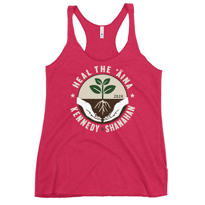 Heal the 'Āina Women's Racerback Tank - Team Kennedy Official Merchandise