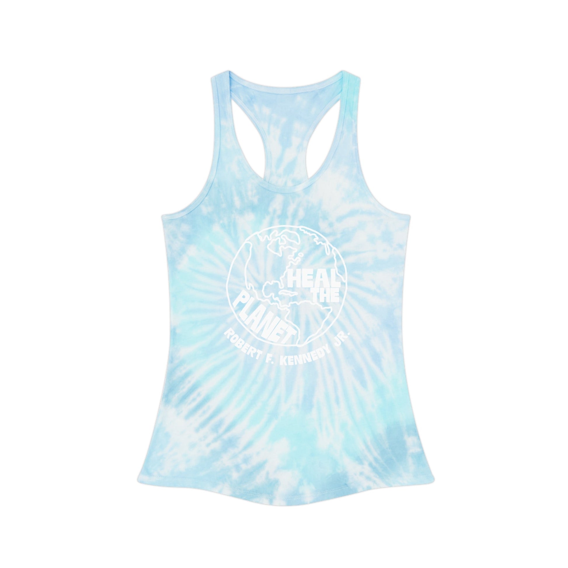 Heal the Planet Tie - Dye Racerback Tank Top - Team Kennedy Official Merchandise