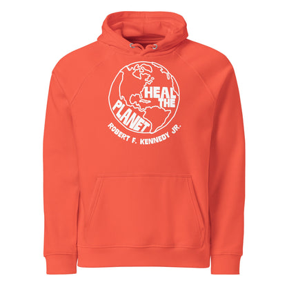 Heal the Planet Unisex Organic Hoodie - Team Kennedy Official Merchandise