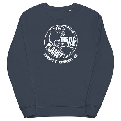 Heal the Planet Unisex Organic Sweatshirt - Team Kennedy Official Merchandise